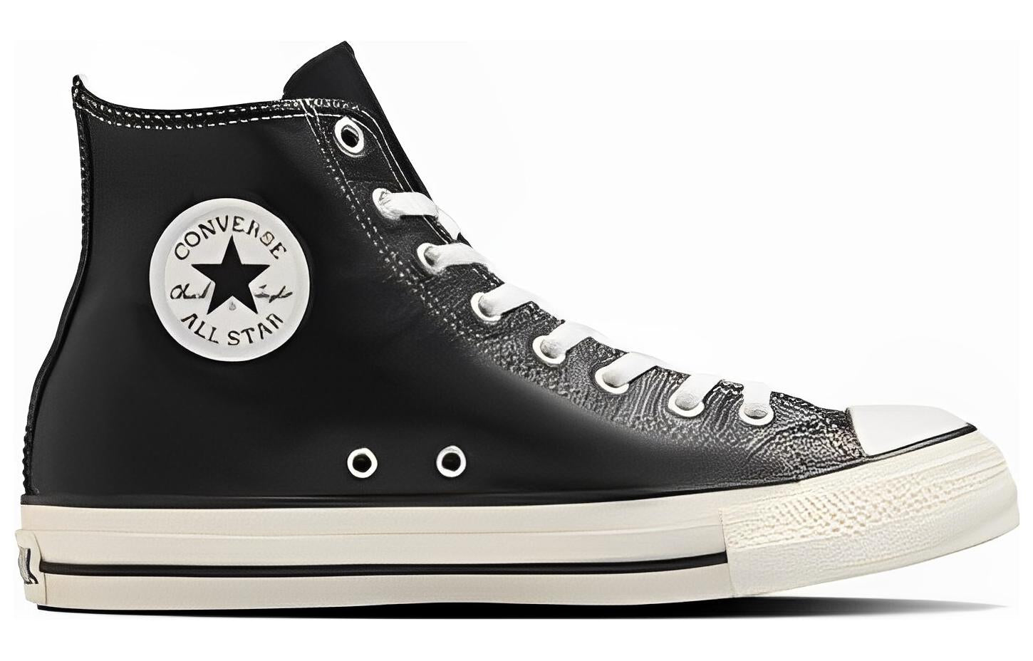 Converse All Star Olive Green Leather High Top 'Black' 31309180
