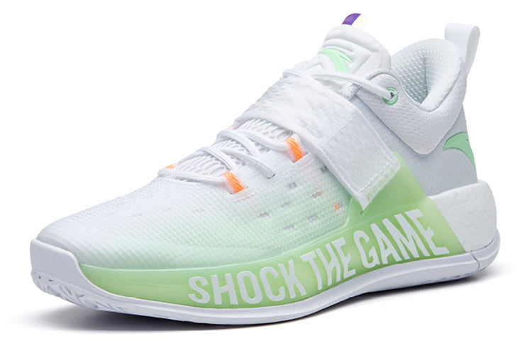 ANTA Shock The Game 4 Low 'White Green' 112231608-1