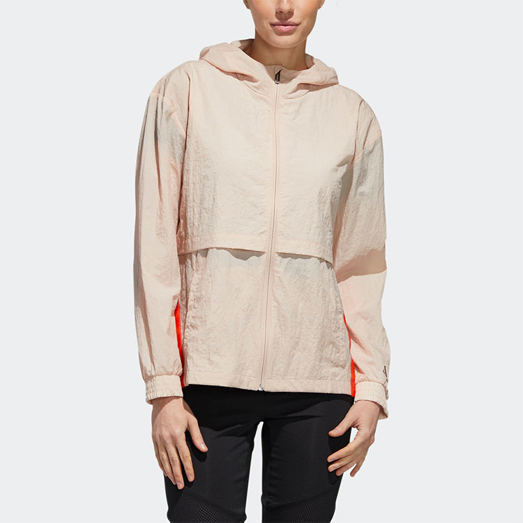 (WMNS) adidas U-4-U WB Sports Stylish Jacket Pearl Pink GH4461