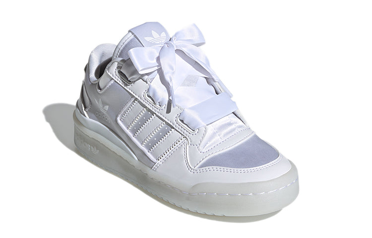 (GS) adidas Forum Satin Low J 'Triple White' H68194