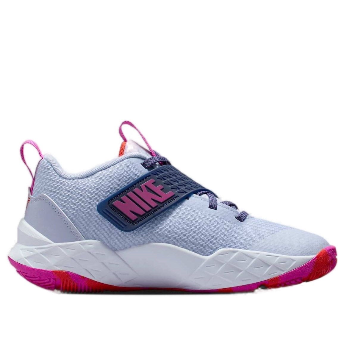 (GS) Nike Team Hustle D12 'Ghost Fire Pink' HF6279-005