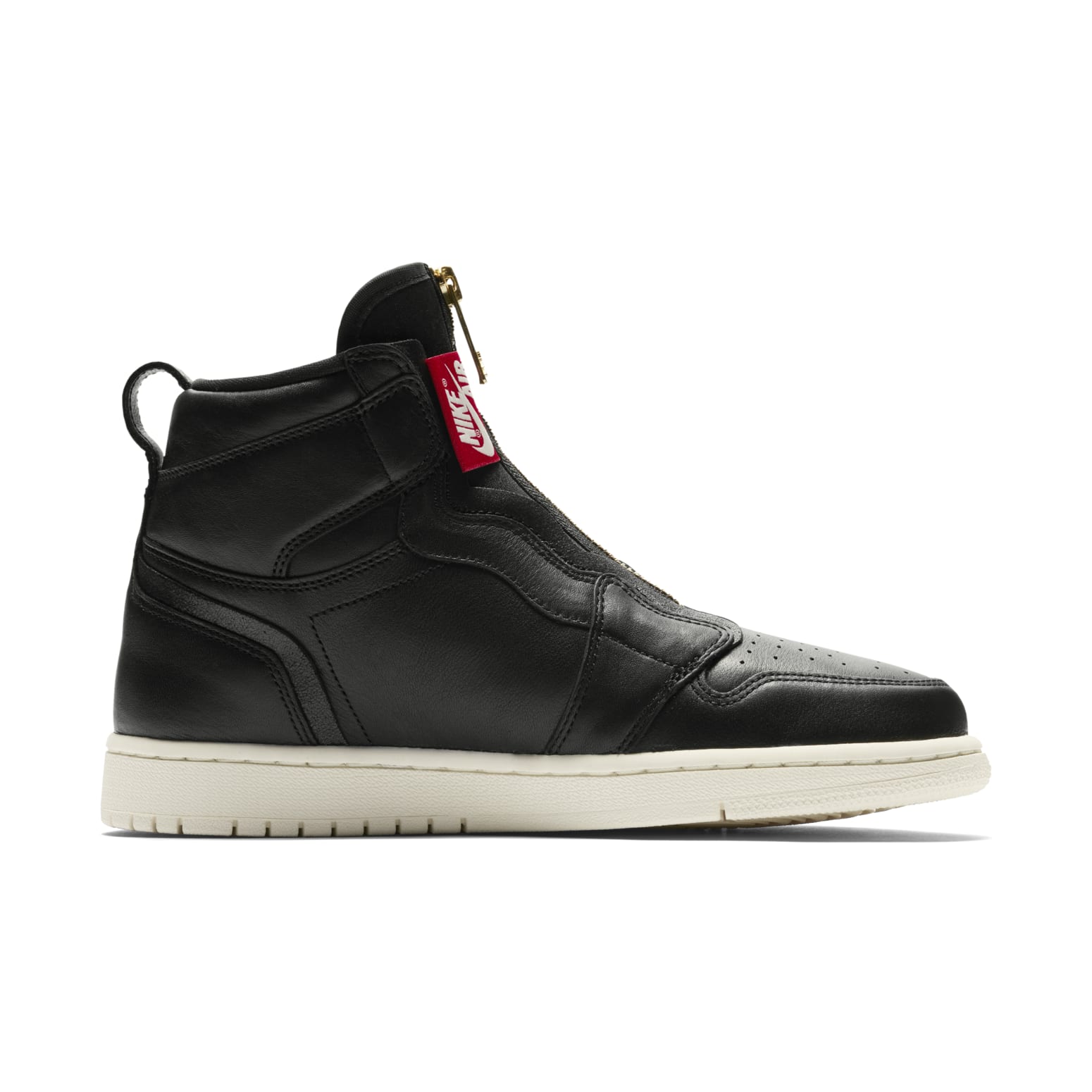 (WMNS) Air Jordan 1 Retro High Zip 'Black Sail' AQ3742-016