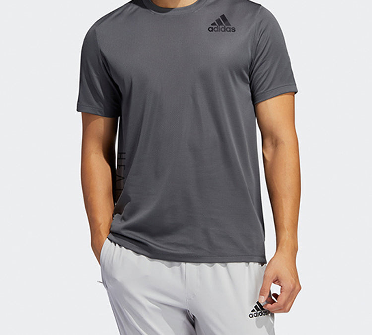 adidas Trg Tee H.Rdy Sports Training Short Sleeve Gray FM2100