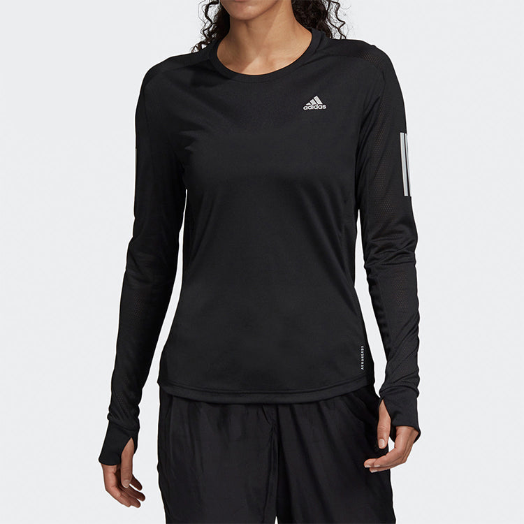 (WMNS) adidas Otr LS Tee W Running Sports Black GL7984
