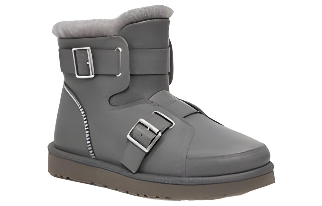 (WMNS) UGG Mini Buckle Short Boots 'Grey' 1138157-CHRC