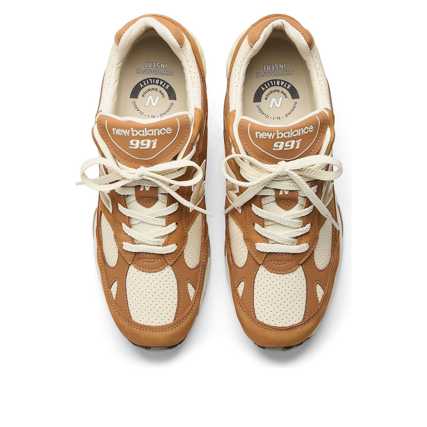 (WMNS) New Balance 991v1 Made in UK 'Chipmunk Birch' W991TW1