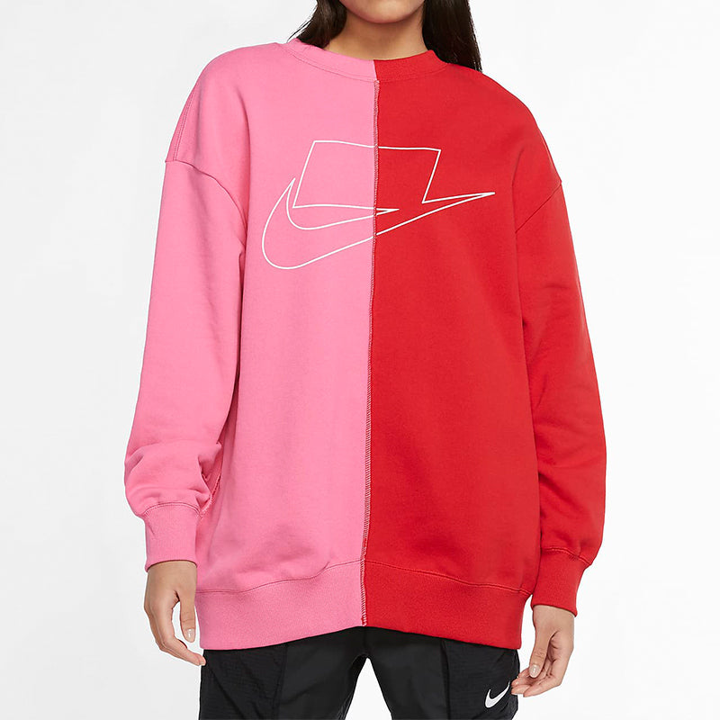 (WMNS) Nike Back Cardigan Zipper Long Sleeves 'Red Pink' CZ1431-657