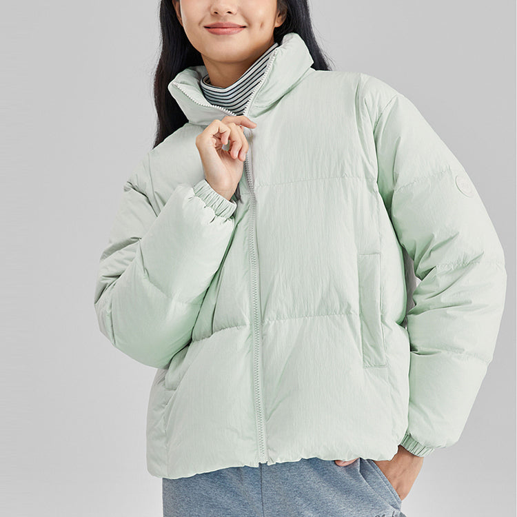 (WMNS) Skechers Lifestyle Series Short Down Jacket 'Teal' L423W095-03PB