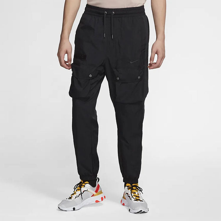 Nike Sportswear Drawstring Woven Casual Pants Black BV5371-082