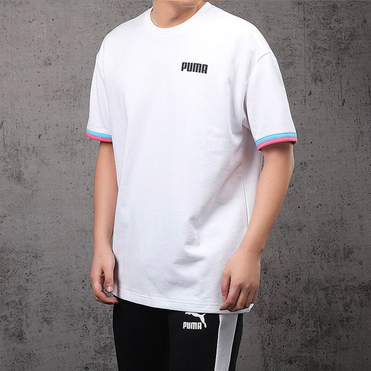 PUMA Training Gym Loose Short Sleeve White 584155-02