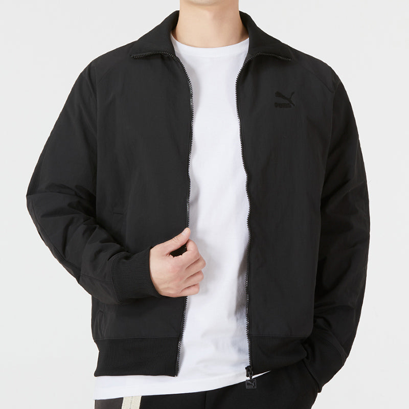 PUMA T7 Crinkled Track Jacket 'Black' 535557-01