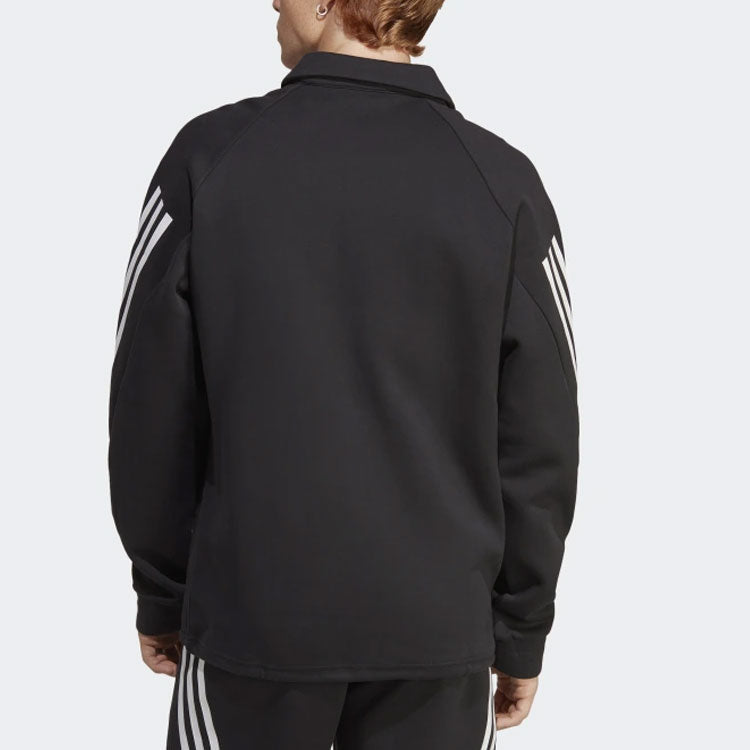 adidas Future Icons 3-Stripes Coaches Jacket 'Black' IC6726