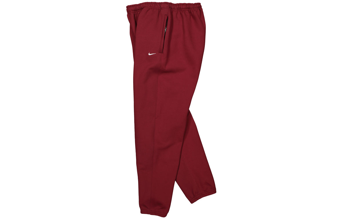 Nike Lab Pant Knit Sports Long Pants Red Wine red CD6394-677