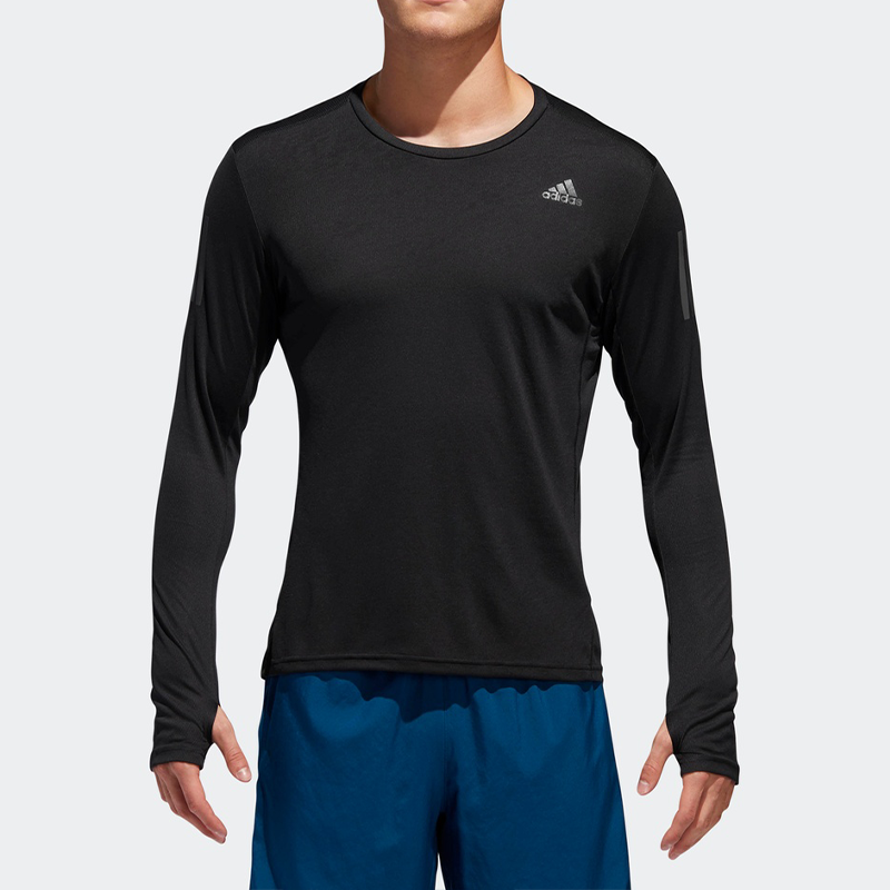 adidas Own The Run Ls Running Long Sleeves Black DQ2576