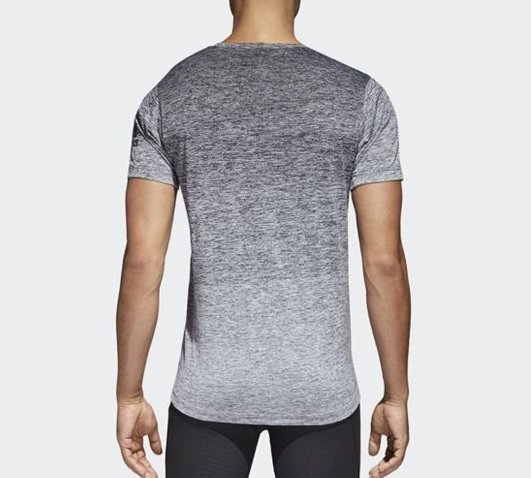 adidas FreeLift gradi Gradient Training Sports Short Sleeve Black White CW3435