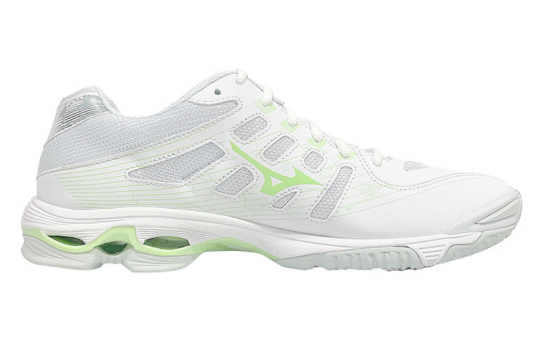(WMNS) Mizuno Wave Voltage 'White Patina Green' V1GC216037