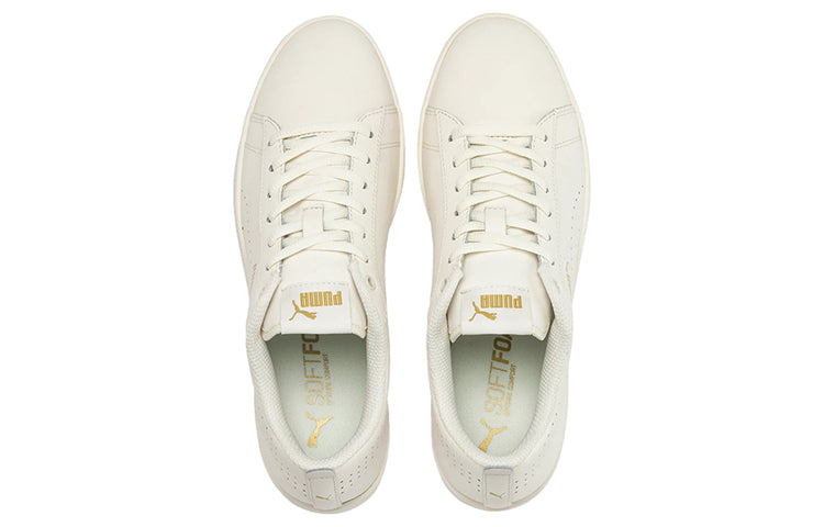 (WMNS) PUMA Smash Perf Leather White 365216-10