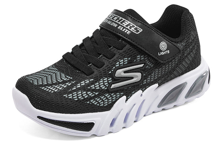 (GS) Skechers Flex-Glow Elite 'Black White' 400137L-BKSL