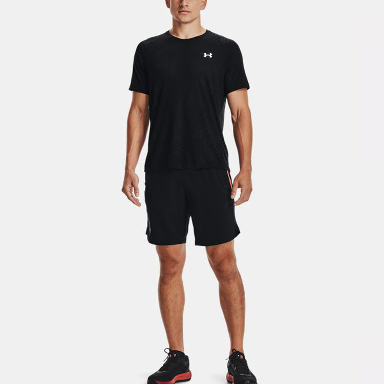 Men's Under Armour Streaker Runclipse Casual Sports Breathable Short Sleeve Black 1361473-001