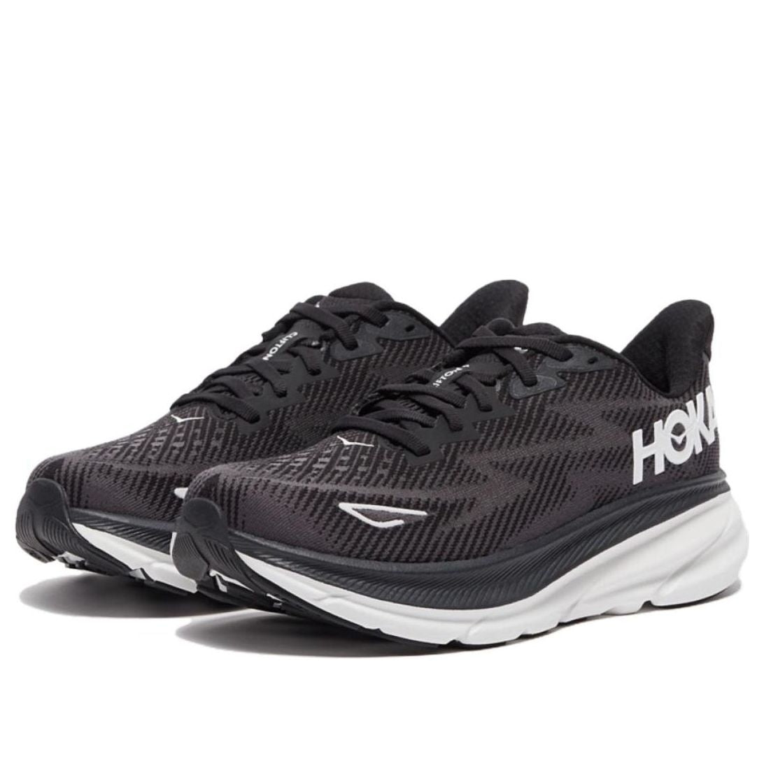 (WMNS) HOKA ONE ONE Clifton 9 'Black White' 1127896-BWHT