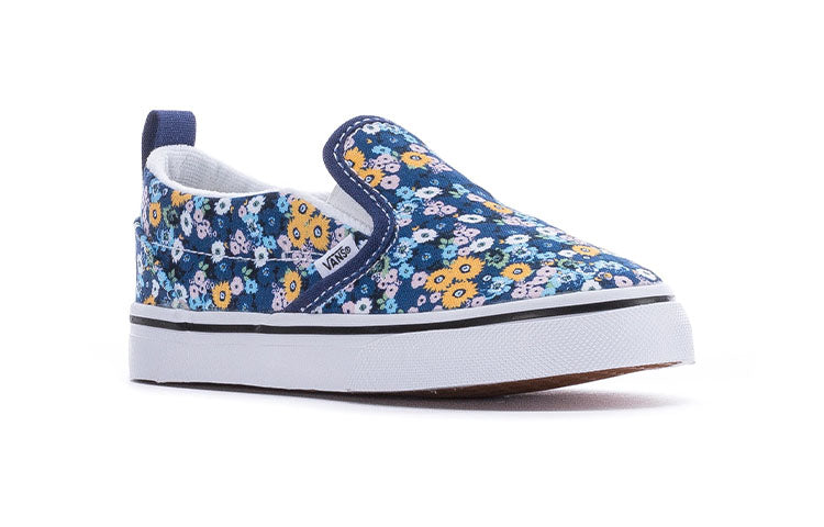 Vans Slip-On Low Tops Casual Skateboarding Shoes 'Blue Yellow' VN000UBSAS2