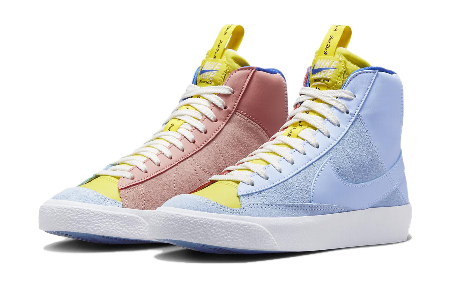 (GS) Nike Blazer Mid '77 Dance 'Royal Yellow Red' DQ6084-402