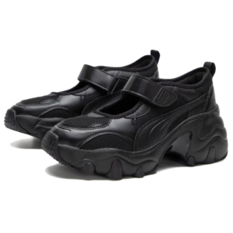 (WMNS) PUMA Pulsar Wedge Sandals 'Black' 398677-02