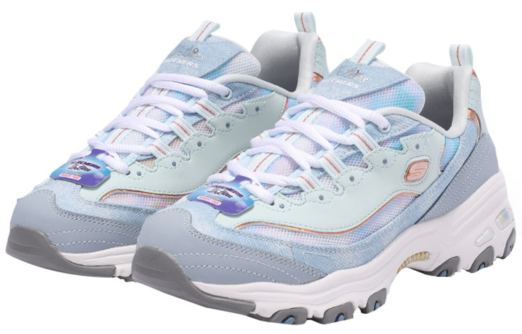 (WMNS) Skechers D Lites Sneakers Light-Blue 149251-LBMT