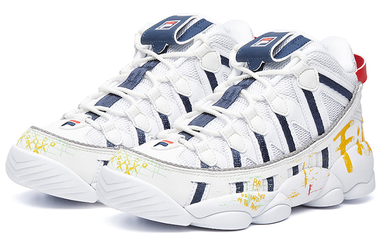 (WMNS) Fila Spaghetti Classic White/Blue/Yellow T12W041204FWS