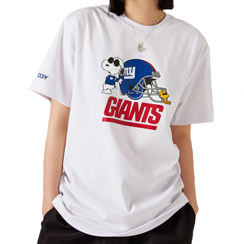 New Era x Crossover Giants Round Neck Short Sleeve Unisex White 12351965