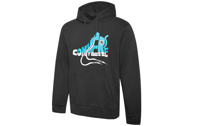 Converse Novelty Sneaker Graphic Hoodie Asia Sizing 'Black' 10019082-A01
