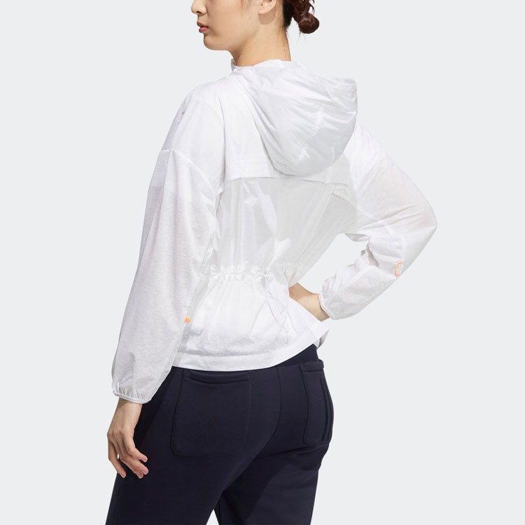 (WMNS) adidas Tech Windbreaker Excite Jackets 'White' GP0658