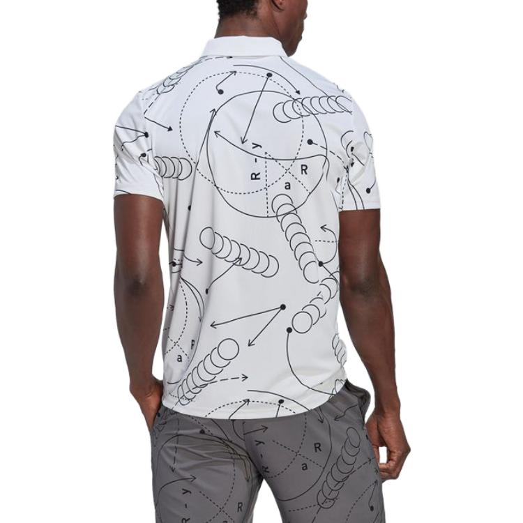 adidas Club Graphic Tennis Polo Shirt 'White' HC8492