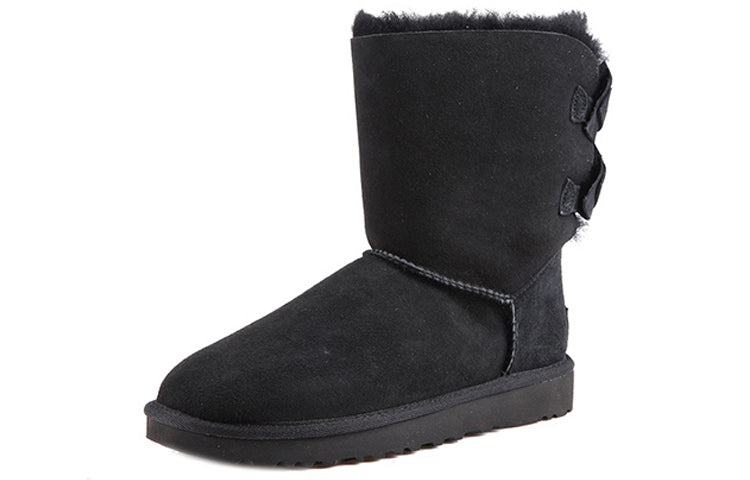 (WMNS) UGG Meilani Sheepskin Boots 'Black' 1012981-BLK
