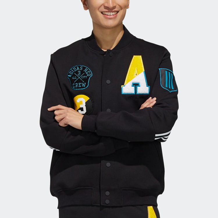 adidas neo M CS SV JKT Sports Jacket Black EI4753