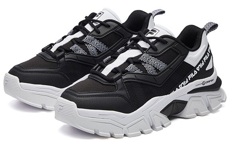 (WMNS) FILA Buffer Low-Running Shoes Black/White F12W114119FBK