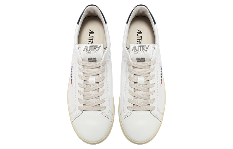 Autry Dallas Leather Low 'White Navy' ADLW-NW05