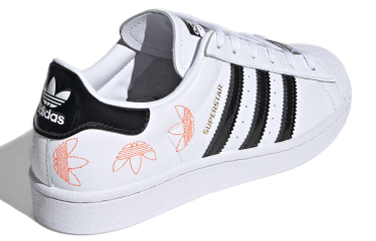 (WMNS) adidas originals Superstar LOGO 'Black White' FX2246