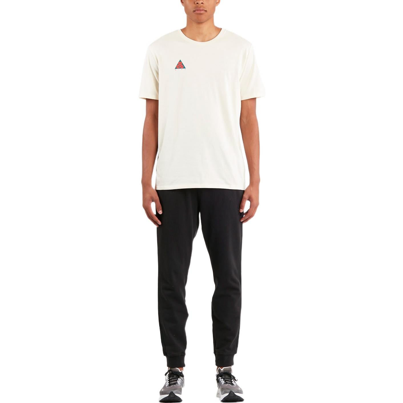 Men's Nike ACG Back Alphabet Printing Short Sleeve White T-Shirt AQ3951-258
