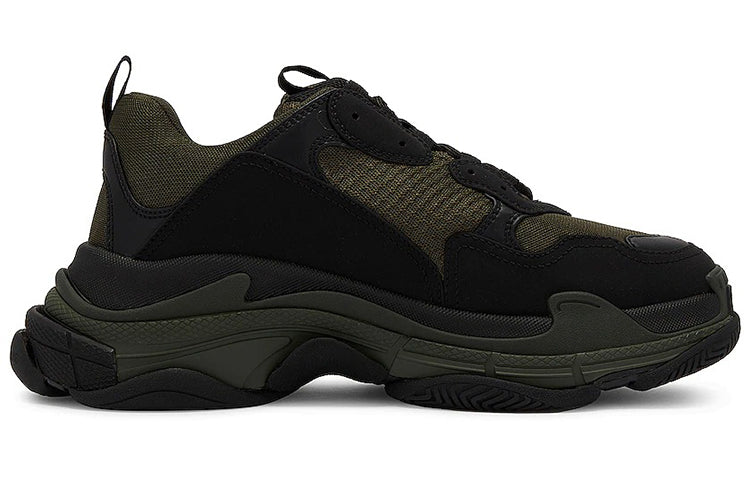 Balenciaga Triple S Sneakers 'Olive Green Black' 536737W2FW24010