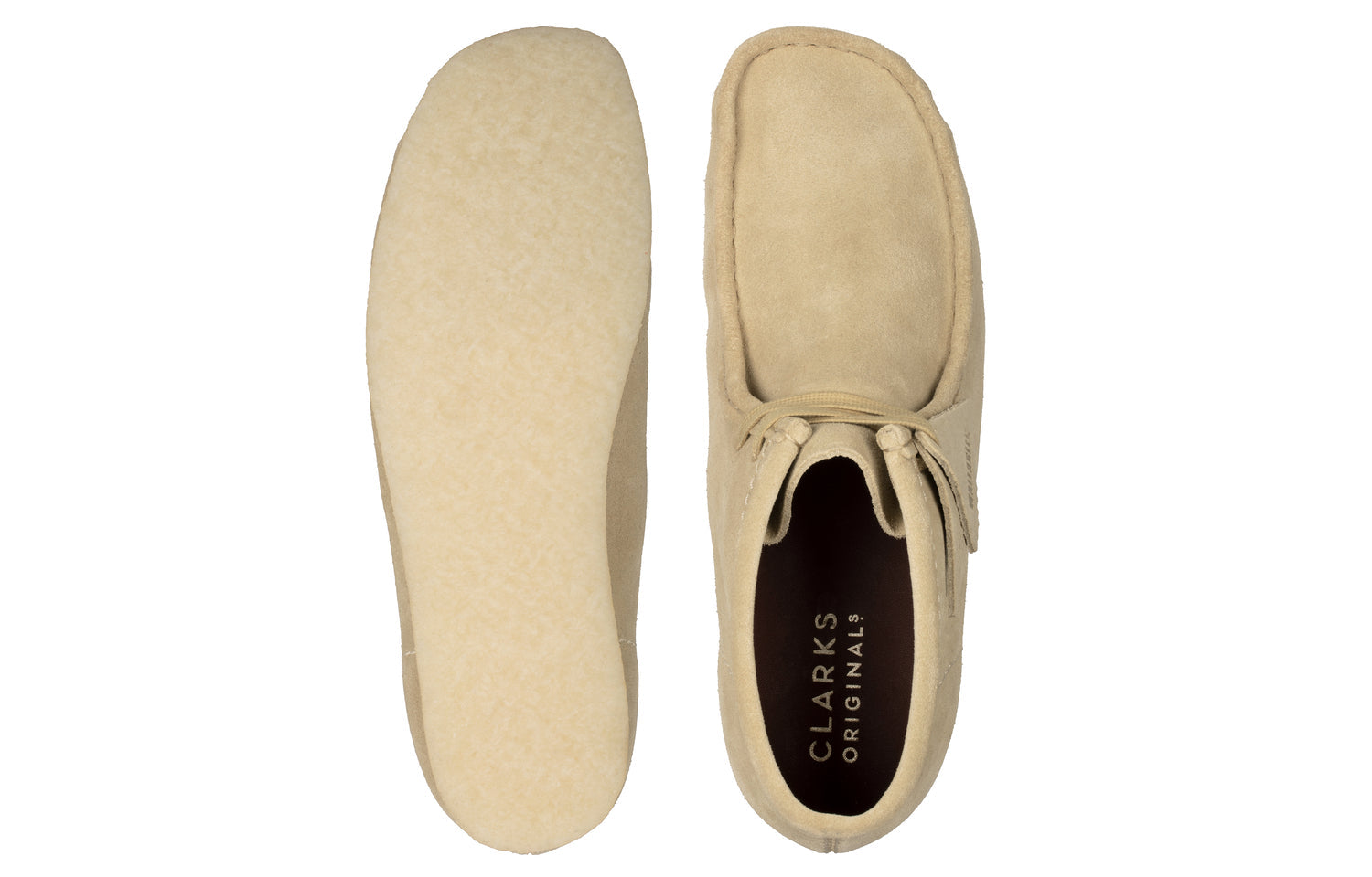 Clarks Wallabee Boots 'Beige Suede' 261555167