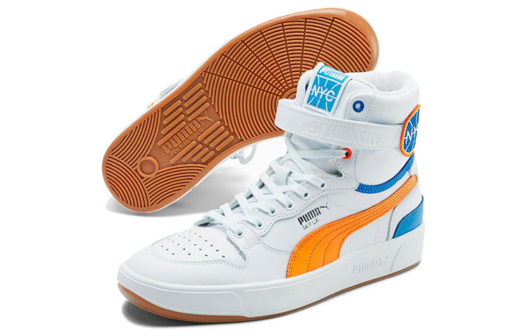 PUMA Sky Lx Mid Athletic Nyc 'White Blue Orange' 374391-01
