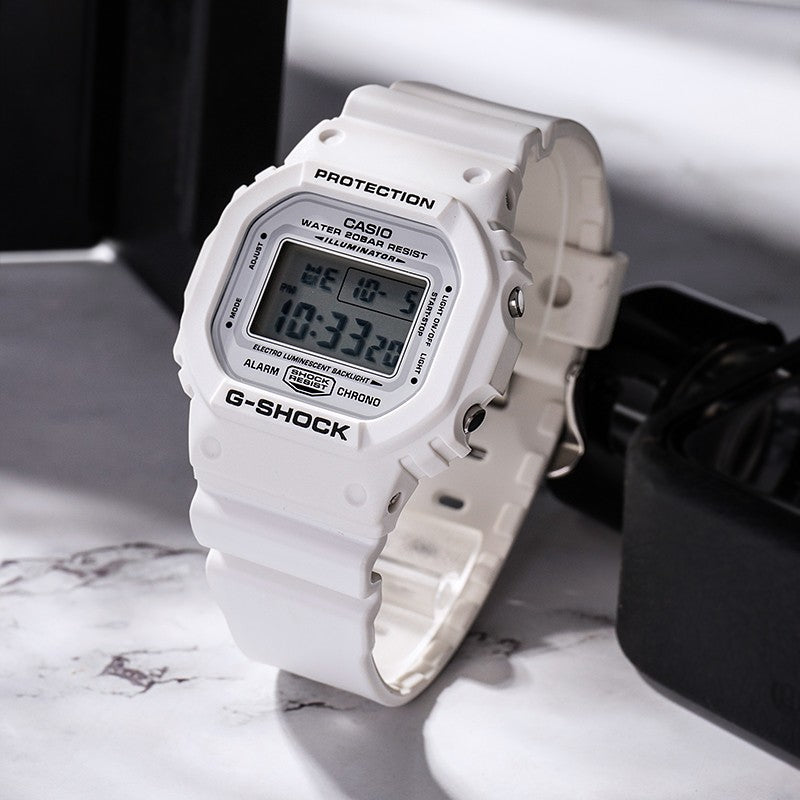 CASIO G-Shock Square 'White' DW-5600MW-7