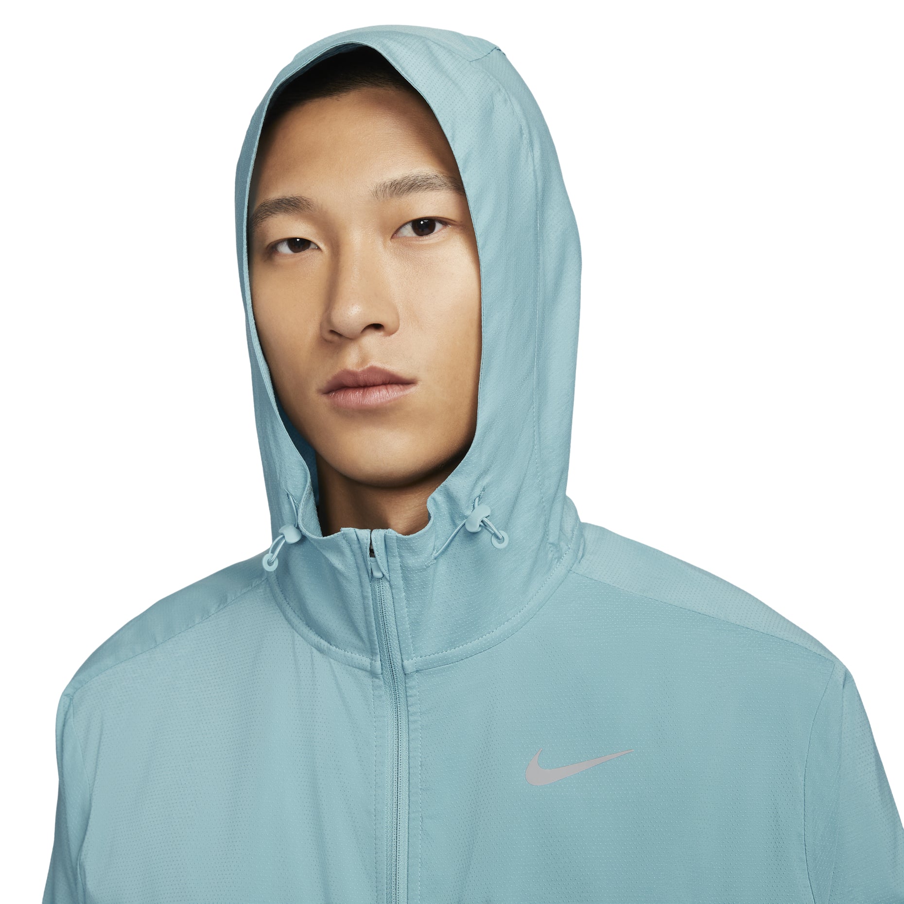 Nike Windrunner Repel Running Jacket Asia Sizing 'Denim Blue' FB7541-464