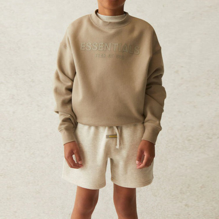 (GS) Fear of God Essentials SS21 Pull-Over Crewneck Moss FOG-SS21-520