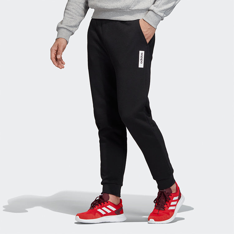 adidas Bb Tp Logo Print Foot Sport Trousers Men's Black EI4619