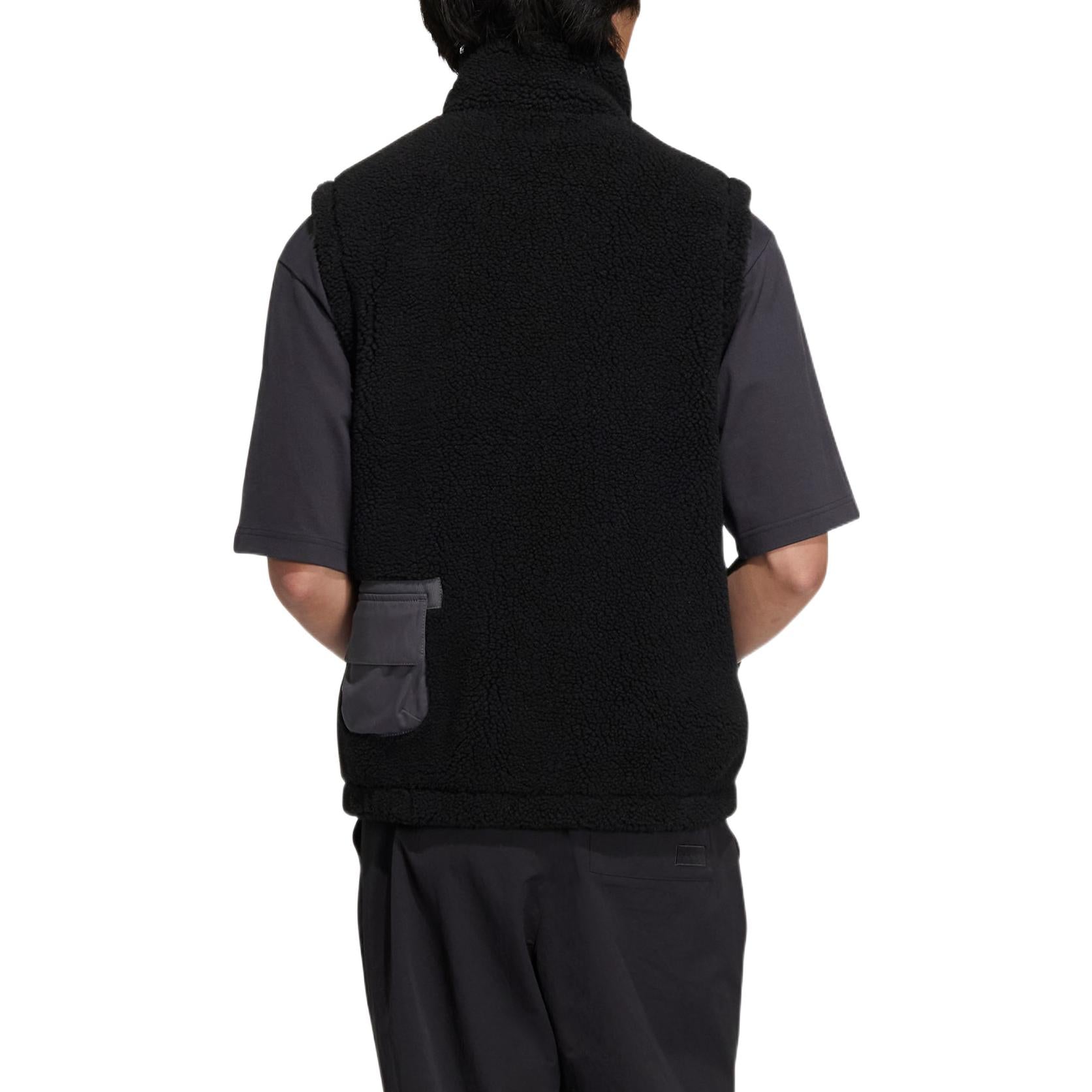 adidas Originals WW Sherpa Vests 'Black Grey' IC8160