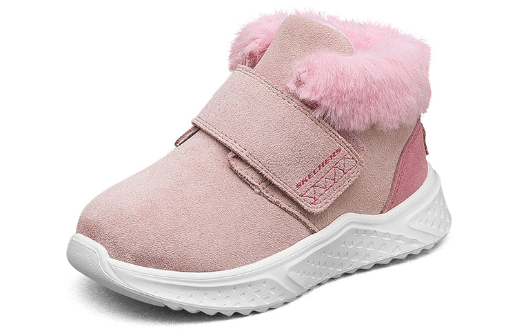 (GS) Skechers Winter Comfy Boots 'Pink White' 664194N-LTPK