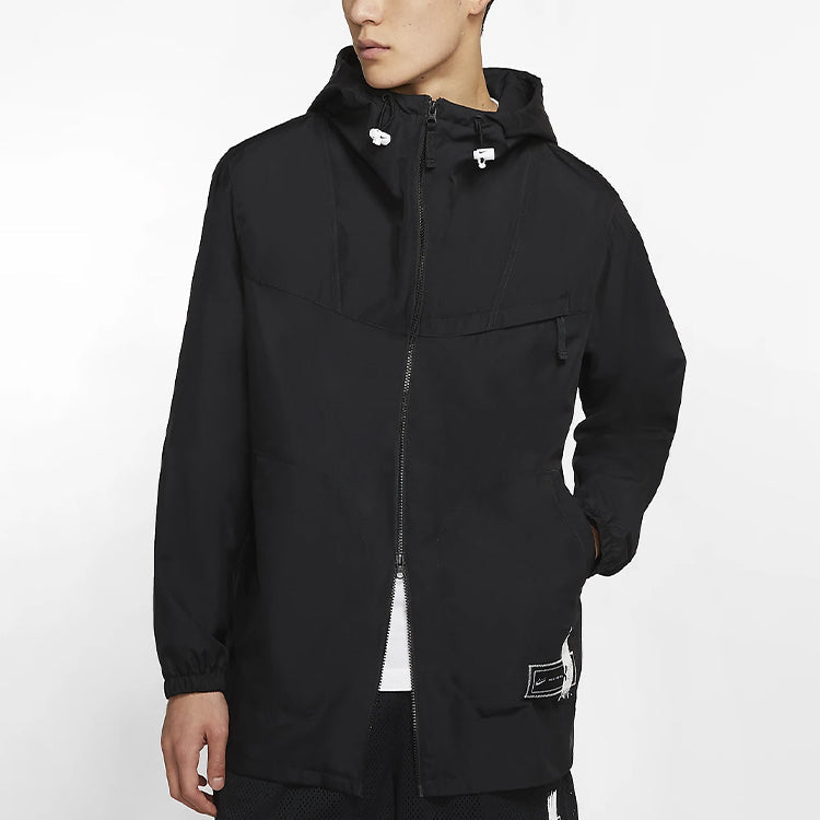 Nike KD Durant Light Basketball Training Hooded Jacket Black CD0376-010
