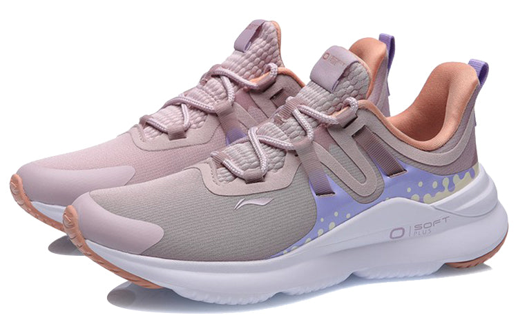 (WMNS) Li-Ning Soft Plus 'Mauve White' ARHR024-2